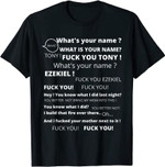 Funny Meme Tony and Ezekiel Hey What's Your Name T-Shirt