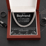 Valentines Day Gifts For Him, Cuban Necklace For Boyfriend/Husband, Love Me With Such Passion And Honesty