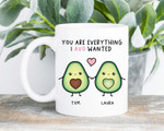 Avocado Mug Funny Mug For Husband/ Wife, Boyfriend/ Girlfriend, Valentine Day Gift For Him/ Her