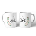 Socks Great Pair Funny Mug For Husband/ Wife, Boyfriend/ Girlfriend, Valentine Day Gift For Him/ Her