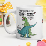 Dinosaur Funny Mug For Husband/ Wife, Boyfriend/ Girlfriend, Valentine Day Gift For Him/ Her