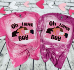 Oh Lover Boy Dirty Dancing, Nobody Puts Baby in a Corner Bleached Tshirt For him, her,  boyfriend, girlfriend, wife, husband Valentines Day Gift
