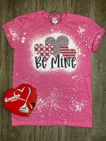 Be mine Bleached Tshirt For him, her,  boyfriend, girlfriend, wife, husband Valentines Day Gift