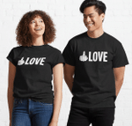 F*ck Love Middle Finger Anti Relationship Tshirt For him, her, boyfriend, girlfriend, wife, husband Valentines Day Gift