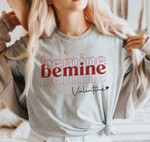 Be Mine Valentine Tshirt For him, her, boyfriend, girlfriend, wife, husband Valentines Day Gift