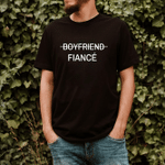 Boyfriend Promoted To Fiance Tshirt For him, her, boyfriend, girlfriend, wife, husband Valentines Day Gift