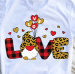 Valentine Gnome Tshirt For him, her, boyfriend, girlfriend, wife, husband Valentines Day Gift