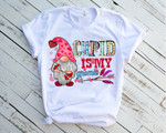 Valentines day gifts for him/her, Tshirt for boyfriend, girlfriend, wife, husband, Cupid is My Gnomie Tshirt For him, her, boyfriend, girlfriend, wife, husband Valentines Day Gift