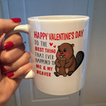 To The Best Thing Happened To My Beaver Funny Coffee Mug For Him, Her, Husband, Wife, Boyfriend, Girlfriend Valentines Day Gift