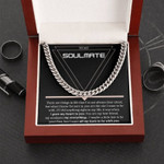 Valentines Day Gifts For Him, Cuban Necklace For Husband/ Boyfriend, I Want All My Lasts To Be With You