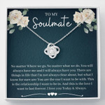 Valentines Day Gift For Her, Love Knot Necklace for Wife/ Girlfriend, I Will Always Have You