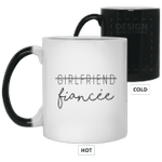 Fiancee Funny Color Changing Mug, Funny Mug For Him, Her, Husband/ Wife, Boyfriend/ Girlfriend, Valentine Day Gift