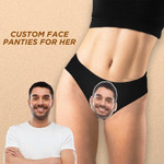 Custom Face Cum Women's Classic Thong, Valentine Day Gift