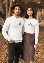 Mr and Mrs Matching Married Sweatshirt For him, her, boyfriend, girlfriend, wife, husband Valentines Day Gift