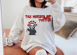 Talk Murder to Me Serial Killer Sweatshirt For him, her, boyfriend, girlfriend, wife, husband Valentines Day Gift