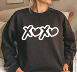 Xoxo Sweatshirt For him, her, boyfriend, girlfriend, wife, husband Valentines Day Gift