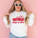 Loads Of Love, Vintage Truck Sweatshirt For him, her, boyfriend, girlfriend, wife, husband Valentines Day Gift