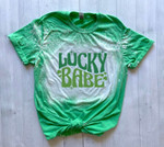 Lucky Babe St. Patty's, St Patrick’s Day, St. Patty's Day Bleach T-Shirt