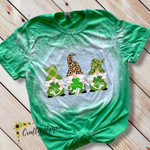 Cute Gnome With Clover St. Patty's, St Patrick’s Day, St. Patty's Day Bleach T-Shirt
