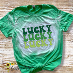 Lucky Green St. Patty's, St Patrick’s Day, St. Patty's Day Bleach T-Shirt
