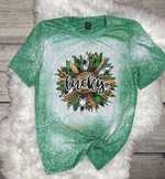 Lucky Sunflower, St Patrick’s Day, St. Patty's Day Bleach T-Shirt