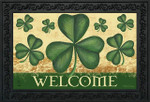 Shamrock Welcome St. Patrick's Day Doormat, St Patrick Day Gift