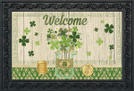 Lucky Clovers St. Patrick's Day Doormat, St Patrick Day Gift