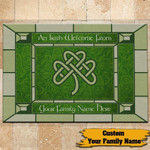 St Patrick's Day Doormat Customized An Irish Welcome From Personalized Gift