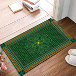 Lucky Clover Doormat, Happy St Patricks Day Welcome Doormat