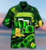 Green Beer St Patricks Day Hawaiian Shirt, Button Up Shirt For Men