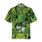 Irish Skull Saint Patricks Hawaiian Shirt, Button Up Shirt For Men