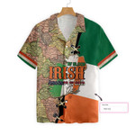 Irish By Blood American By Birth Hawaiian Shirt, Button Up Shirt For Men