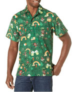 Funny St Patrick's Day Hawaiian Shirt, Button Up Shirt For Men