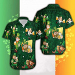 Irish Saint Patrick’S Day Hawaiian Shirt, Button Up Shirt For Men