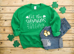 Let the shenanigans begin Sweatshirt, St. Patricks Day Sweatshirt, St. Pattys Day Sweatshirt