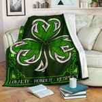 Irish St Patrick Day Fleece Blanket 3
