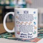 Mothers Day Mug, Gift For Mom From Baby, You Are My Hero My Teacher Mug