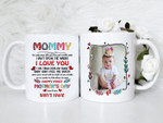 Personalized First Mothers Day Mug, Gift For New Mom From Baby, Baby Face Custom Mug