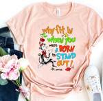 Why Fit in When You Were Born to Stand Out Dr Seuss Shirt, Dr Seuss Teacher Shirt, Cat in the Hat Shirt, Dr Seuss Birthday Shirt