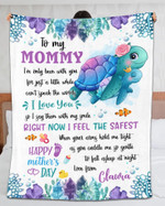 Personalized First Mothers Day Blanket, Gift For Mom From Baby, I've Only Been With You Fleece Blanket