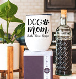 Personalized Mothers Day Tumbler, Gift For Dog Mom From Daughter&Son, Dog Mom Gift Tumbler