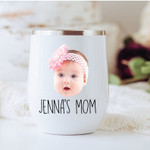 Personalized Mothers Day Tumbler, Gift For Mom From Daughter&Son, Baby Photo Cup for Mom Tumbler
