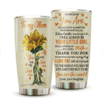 Mothers Day Tumbler, Gift For Mom From Daughter, You Are The World Mom Stainless Steel Tumbler