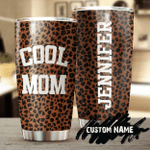 Personalized Mothers Day Tumbler, Gift For Mom From Son Daughter, Cool Mom Leopard Tumbler