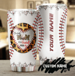 Personalized Mothers Day Tumbler, Gift For Mom From Daughter Son, Baseball Mom It's A Baseball Kinda Day Tumbler