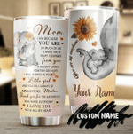 Personalized Mothers Day Tumbler, Gift For Mom From Daughter Son, You Are My Sunshine I Love You Mom Tumbler