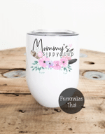 Mothers Day Tumbler, Gift For Mom From Daughter&Son, Mommys Sippy Cup Wine Tumbler