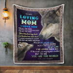 Mothers Day Blanket, Gift For Mom Daughter, For All The Dreams That We Have Shared The Tears And Laughter Fleece Blanket