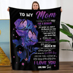 Mothers Day Blanket, Gift For Mom From Son, Always Your Little Boy Fleece Blanket
