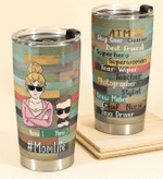 Personalized Mothers Day Tumbler, Gift For Mom From Daughter Son, Mom Life Superwoman Tumbler